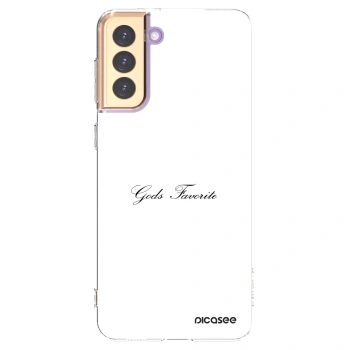 Picasee Samsung Galaxy S21+ 5G G996F Hülle - Transparentes Silikon - Gods Favorite