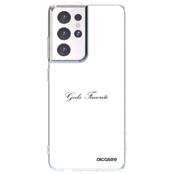 Picasee Samsung Galaxy S21 Ultra 5G G998B Hülle - Transparentes Silikon - Gods Favorite