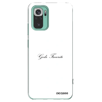 Picasee Xiaomi Redmi Note 10 Pro Hülle - Transparentes Silikon - Gods Favorite