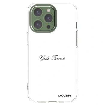Picasee Apple iPhone 13 Pro Hülle - Transparentes Silikon - Gods Favorite