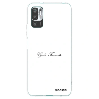 Picasee Xiaomi Redmi Note 10 5G Hülle - Transparentes Silikon - Gods Favorite
