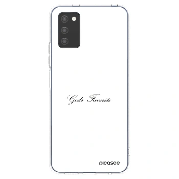 Picasee Samsung Galaxy A02s A025G Hülle - Transparentes Silikon - Gods Favorite