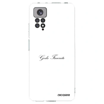 Picasee Xiaomi Redmi Note 11 Hülle - Transparentes Silikon - Gods Favorite