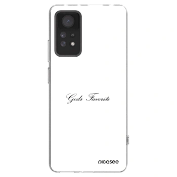 Picasee Xiaomi Redmi Note 11 Pro Hülle - Transparentes Silikon - Gods Favorite