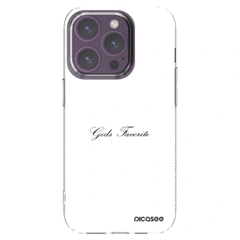 Picasee Apple iPhone 14 Pro Hülle - Transparentes Silikon - Gods Favorite