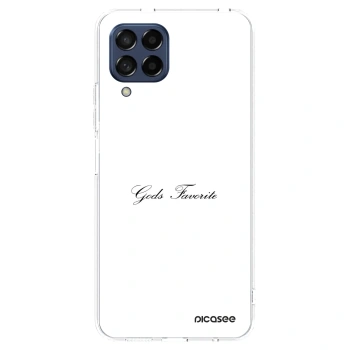 Picasee Samsung Galaxy M53 5G Hülle - Transparentes Silikon - Gods Favorite