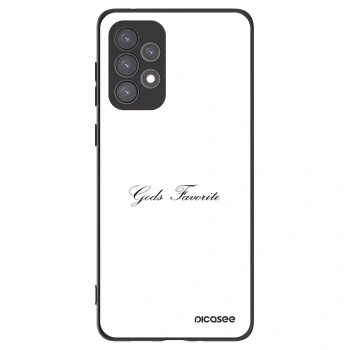 Picasee Samsung Galaxy A73 5G Hülle - Schwarzes Silikon - Gods Favorite