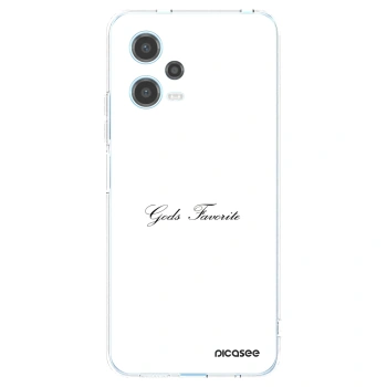Picasee Xiaomi Redmi Note 12 5G Hülle - Transparentes Silikon - Gods Favorite