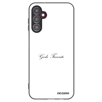 Picasee Samsung Galaxy A14 4G A145R Hülle - Schwarzes Silikon - Gods Favorite