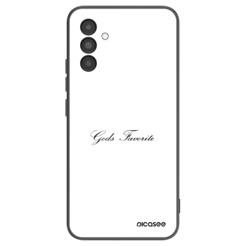 Picasee Samsung Galaxy A04s A047F Hülle - Schwarzes Silikon - Gods Favorite