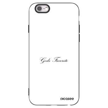 Picasee Apple iPhone 6/6S Hülle - Schwarzes Silikon - Gods Favorite
