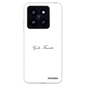 Picasee Xiaomi 14 Pro Hülle - Transparentes Silikon - Gods Favorite