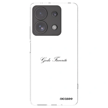 Picasee Xiaomi Redmi Note 13 Pro 4G Hülle - Transparentes Silikon - Gods Favorite