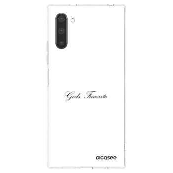 Picasee Samsung Galaxy Note 10 N970F Hülle - Transparentes Silikon - Gods Favorite