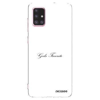 Picasee Samsung Galaxy A71 A715F Hülle - Transparentes Silikon - Gods Favorite