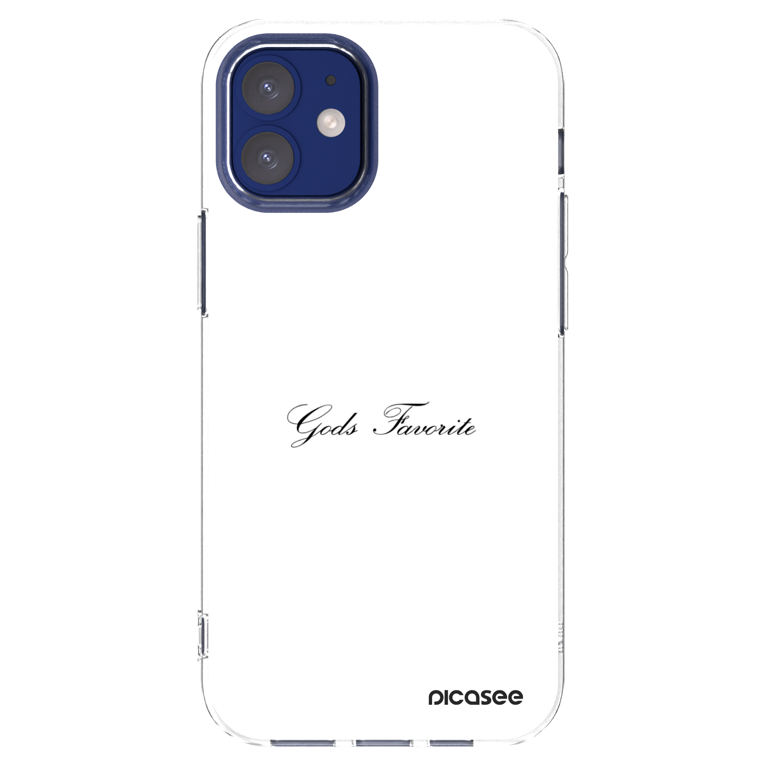 Picasee Apple iPhone 12 mini Hülle - Transparentes Silikon - Gods Favorite