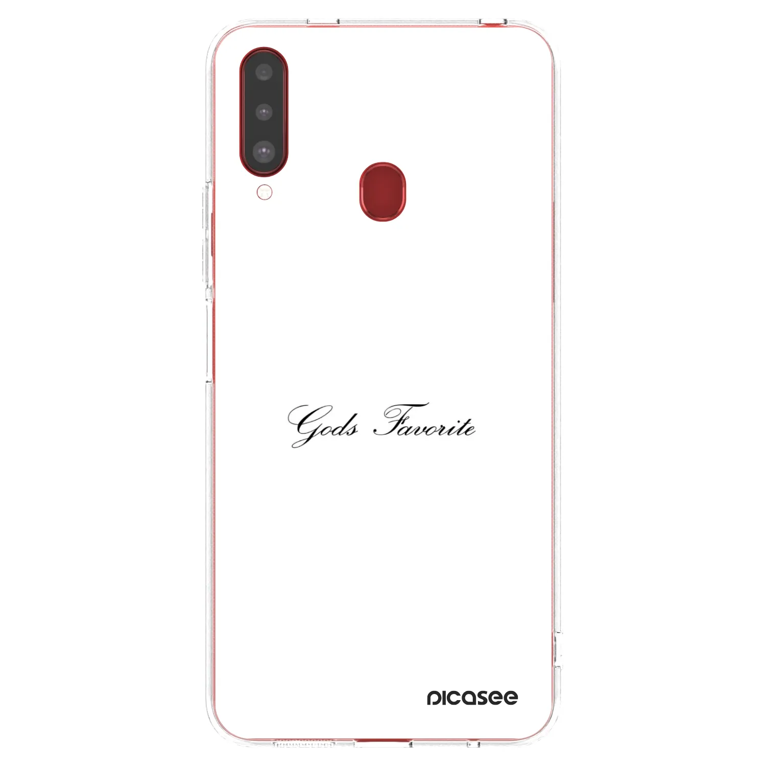 Picasee Samsung Galaxy A20s Hülle - Transparentes Silikon - Gods Favorite