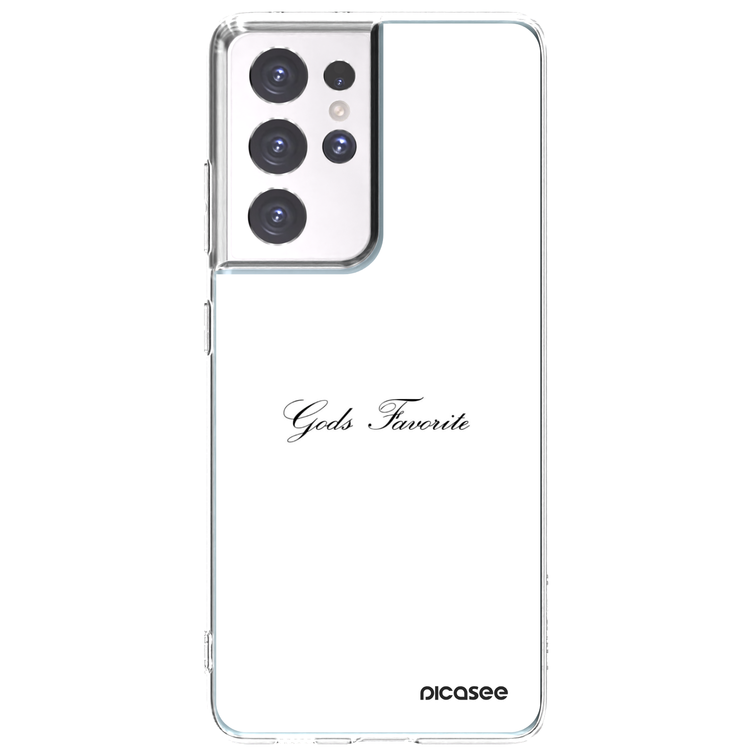 Picasee Samsung Galaxy S21 Ultra 5G G998B Hülle - Transparentes Silikon - Gods Favorite