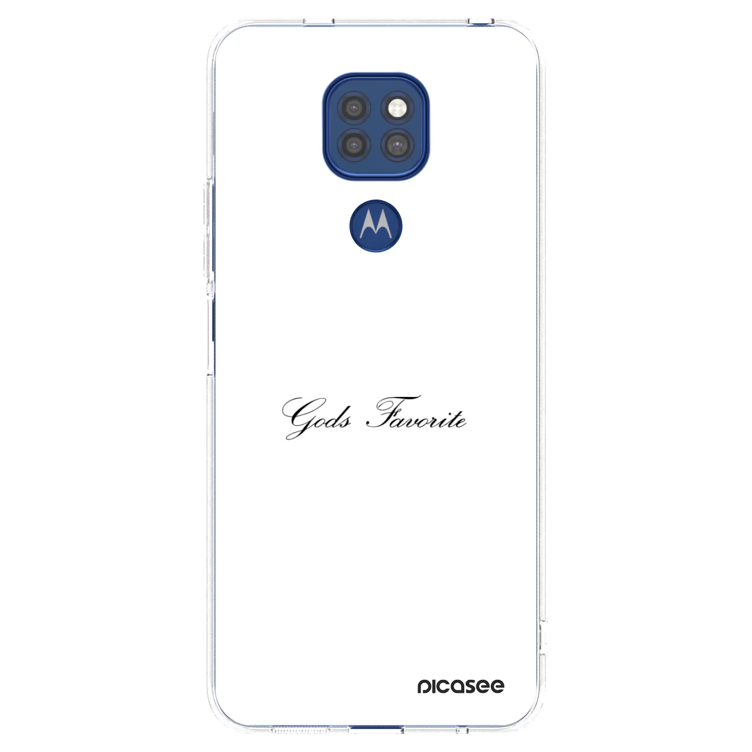 Picasee Motorola Moto G9 Play Hülle - Transparentes Silikon - Gods Favorite