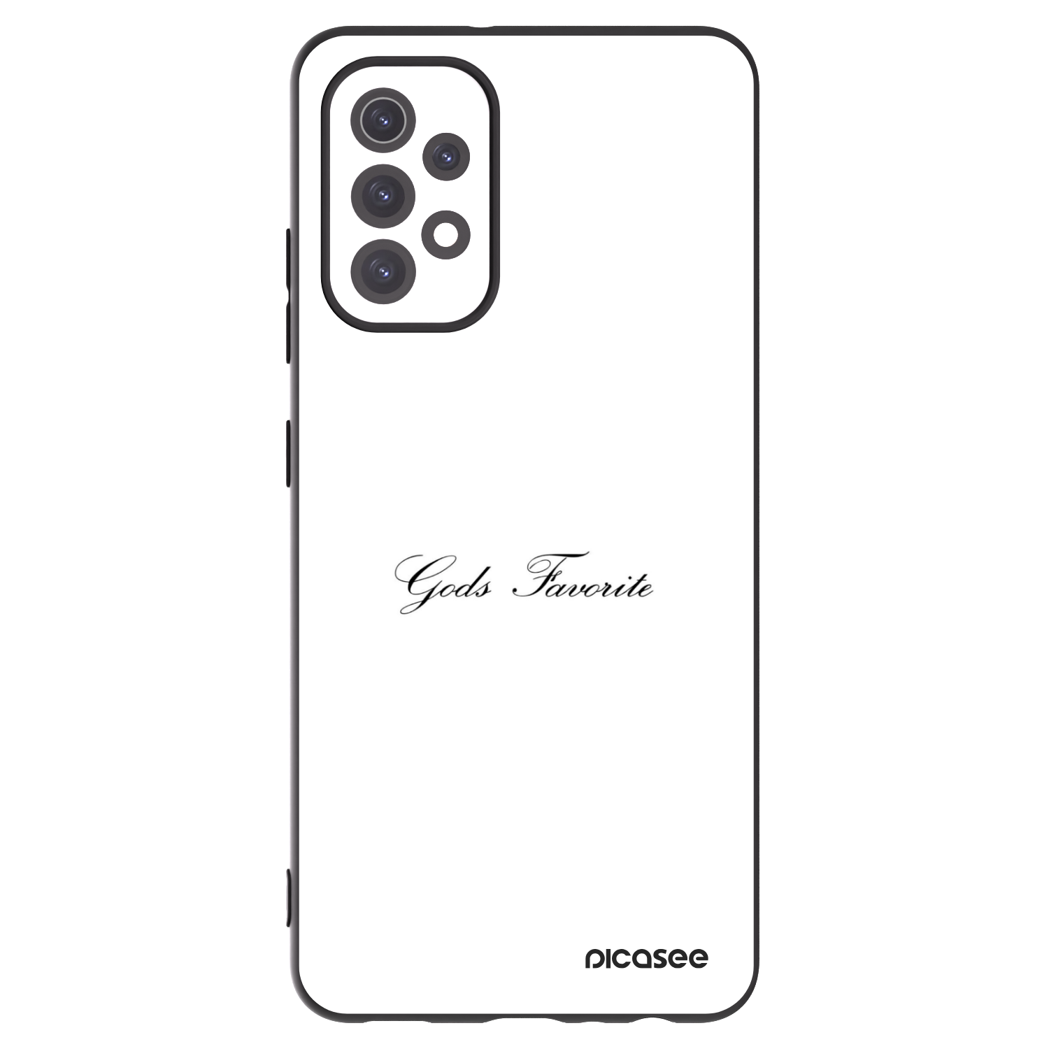Picasee Samsung Galaxy A32 5G A326B Hülle - Schwarzes Silikon - Gods Favorite