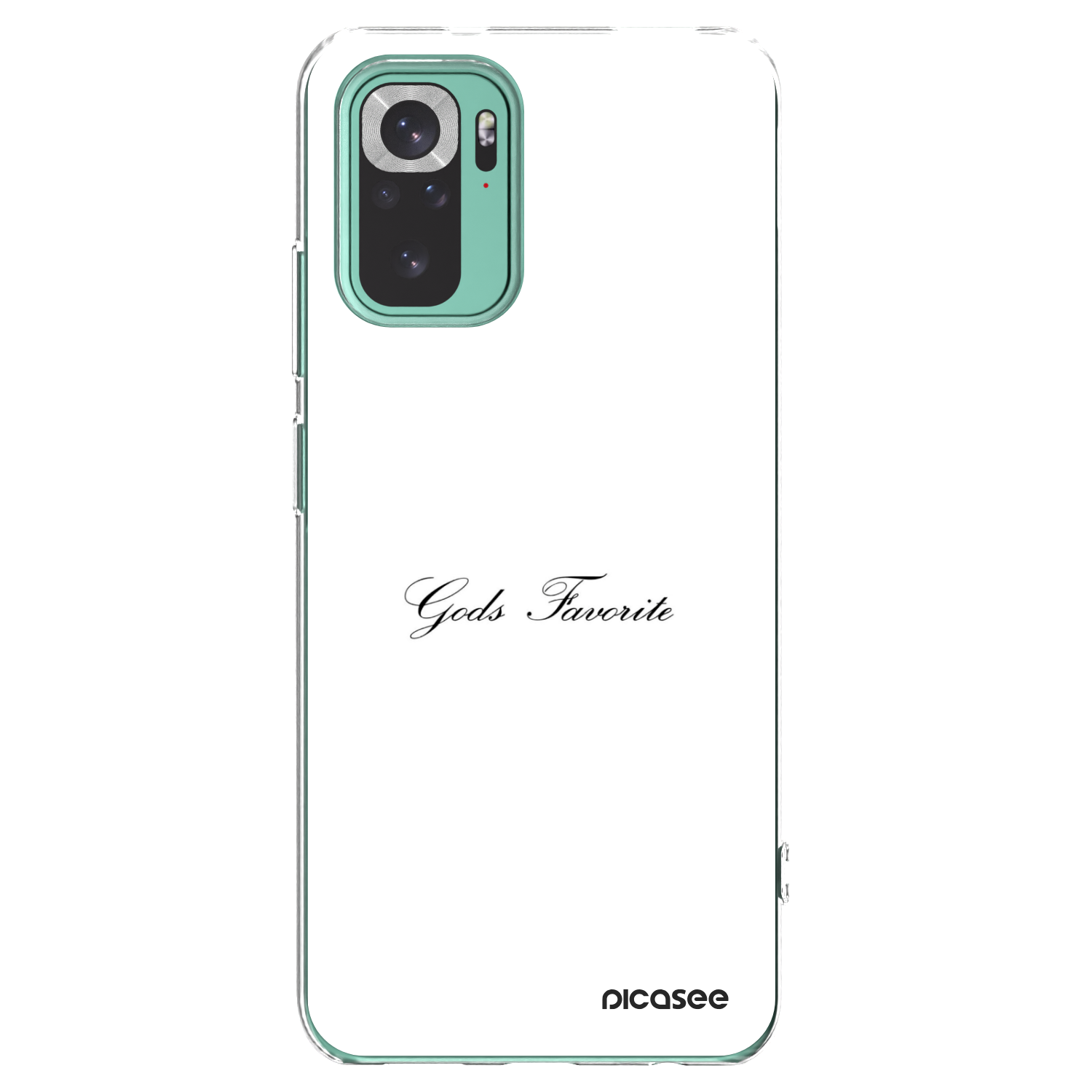 Picasee Xiaomi Redmi Note 10 Pro Hülle - Transparentes Silikon - Gods Favorite