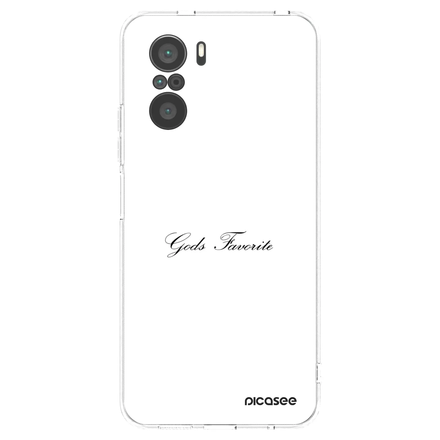 Picasee Xiaomi Poco F3 Hülle - Transparentes Silikon - Gods Favorite