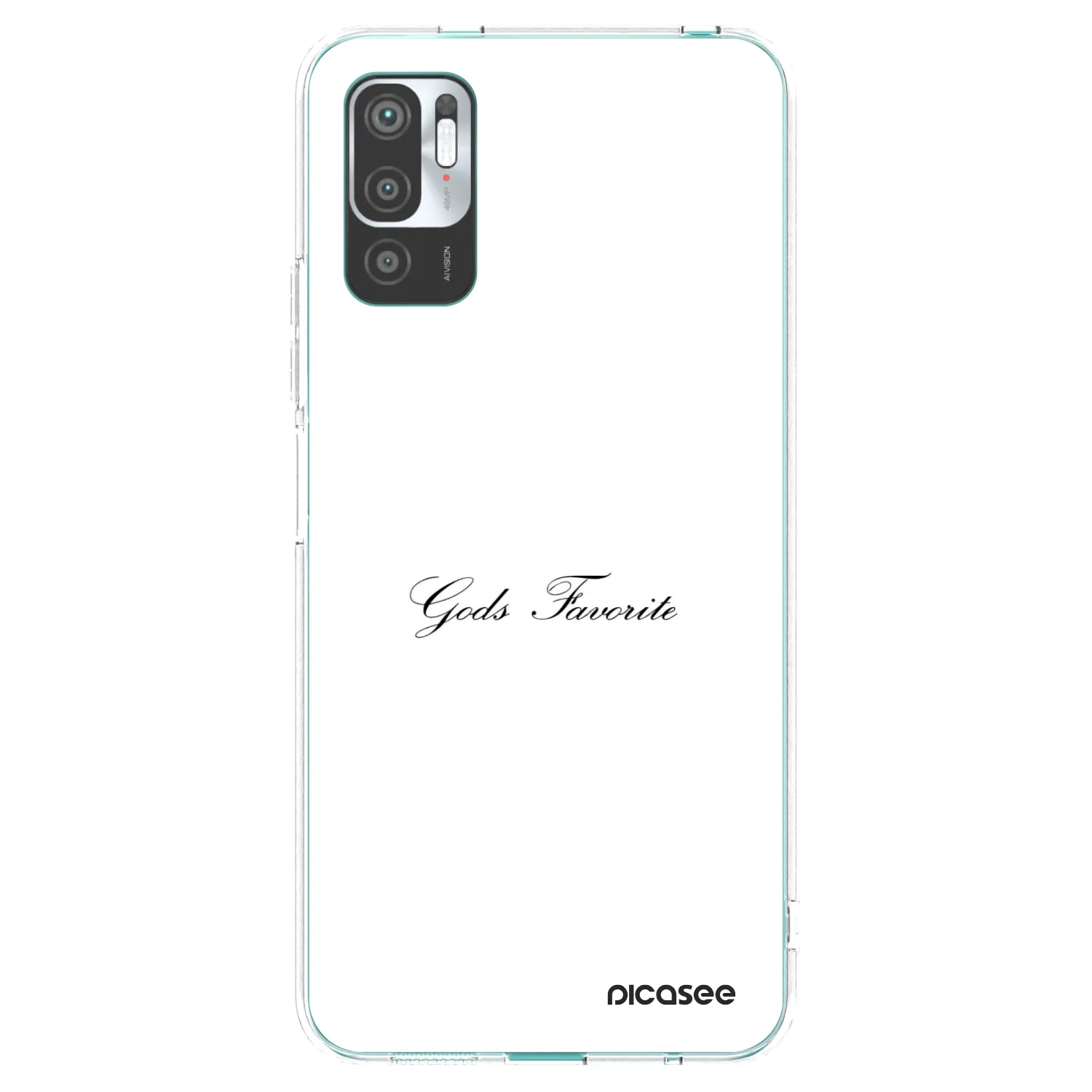 Picasee Xiaomi Redmi Note 10 5G Hülle - Transparentes Silikon - Gods Favorite