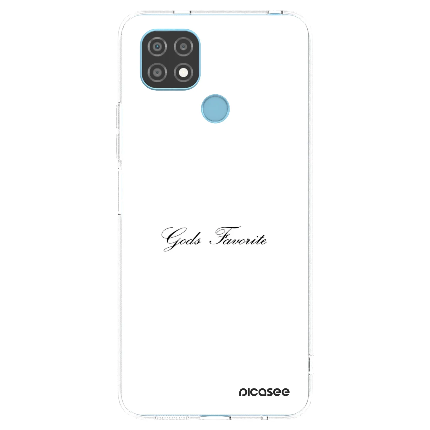 Picasee Realme C21 Hülle - Transparentes Silikon - Gods Favorite