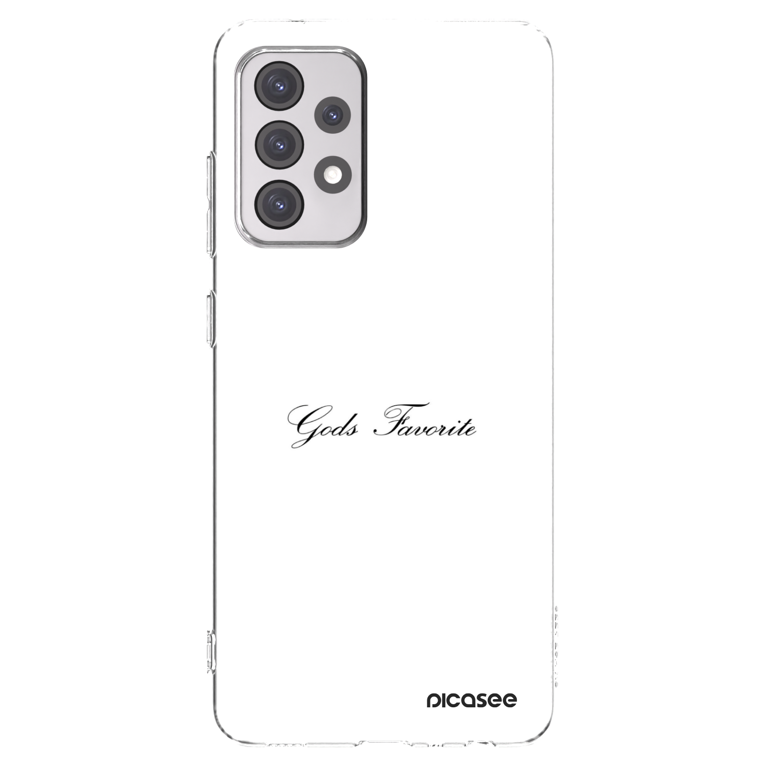 Picasee Samsung Galaxy A52s 5G A528B Hülle - Transparentes Silikon - Gods Favorite
