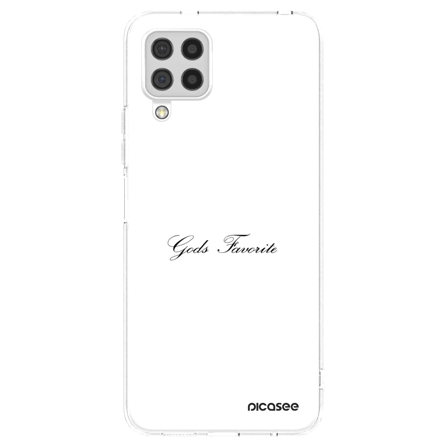 Picasee Samsung Galaxy A22 A225F 4G Hülle - Transparentes Silikon - Gods Favorite