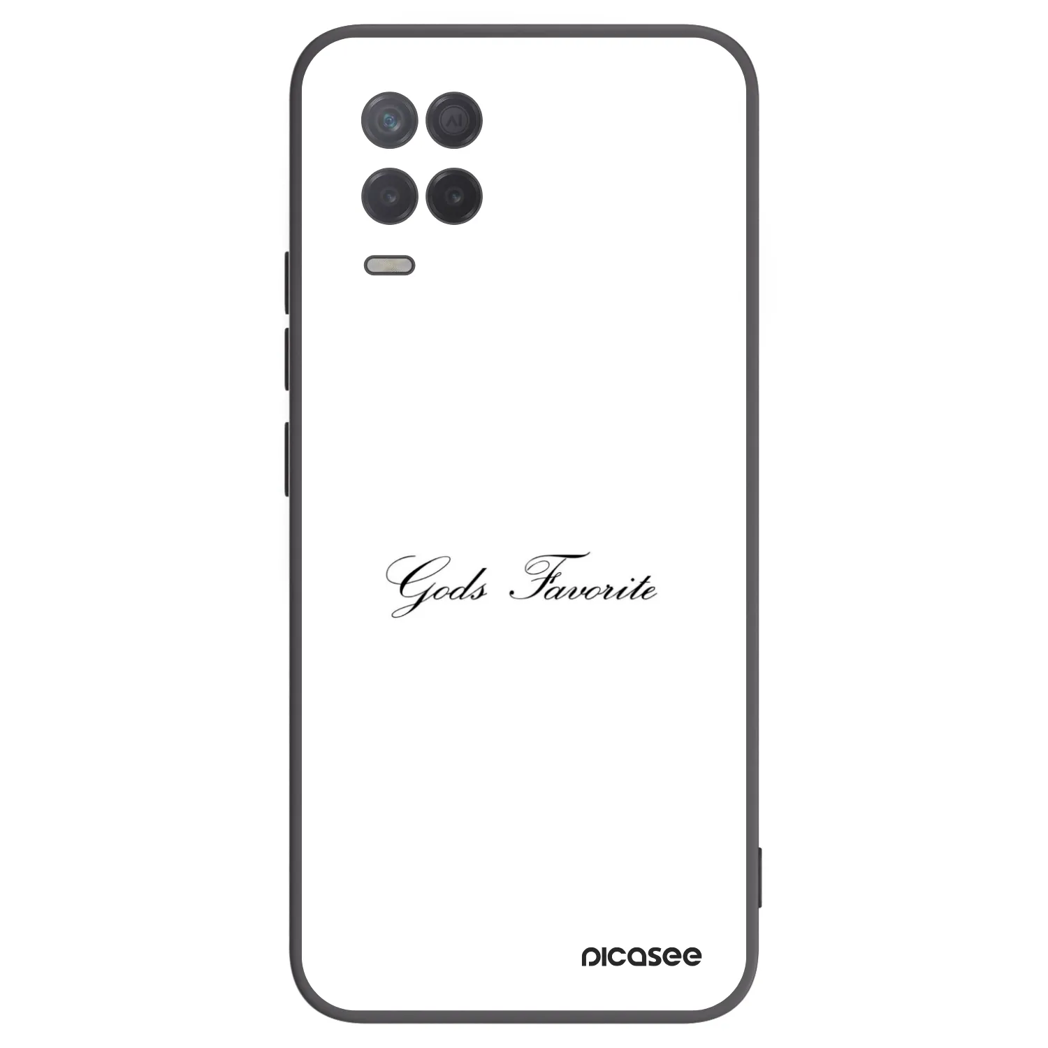 Picasee Realme 8 5G Hülle - Schwarzes Silikon - Gods Favorite