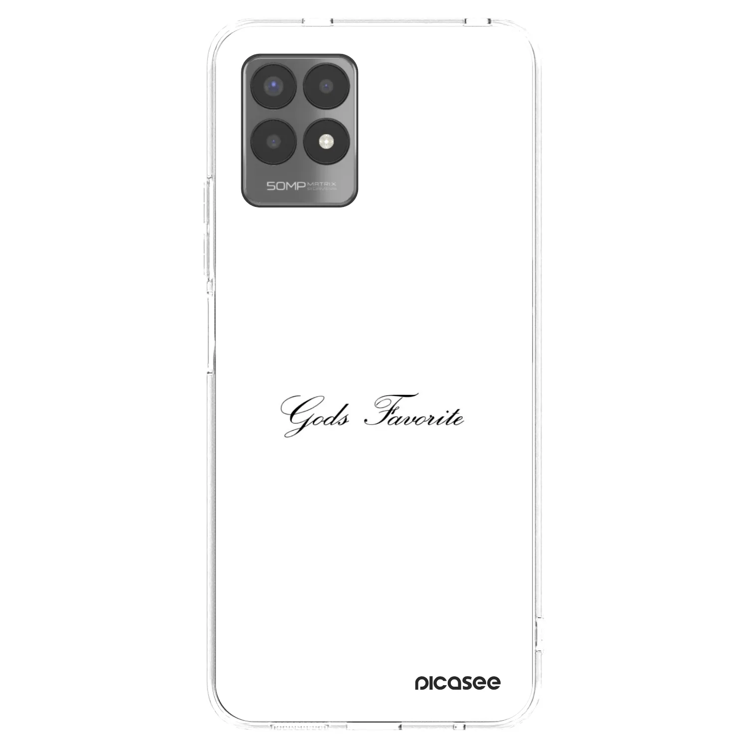 Picasee Realme 8i Hülle - Transparentes Silikon - Gods Favorite