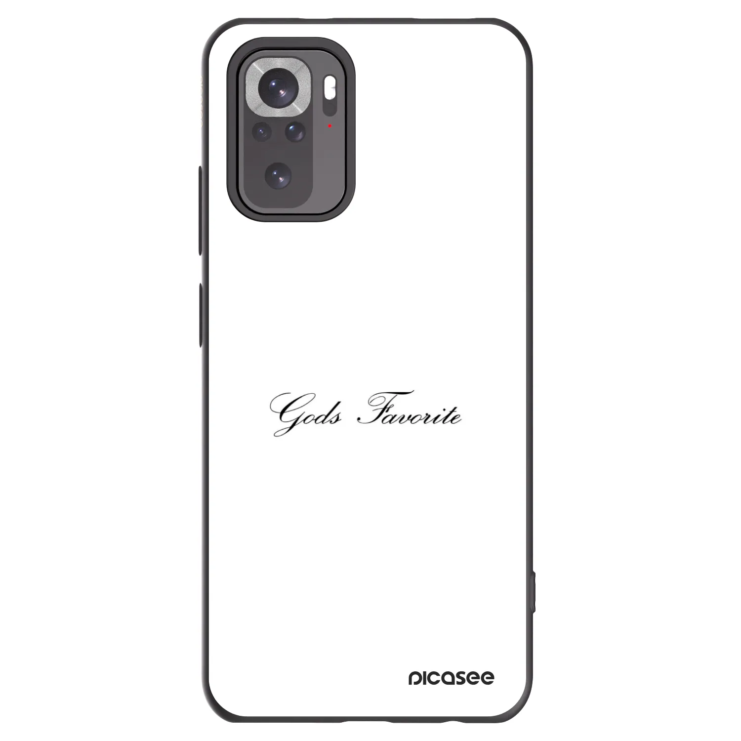 Picasee Xiaomi Redmi Note 11S 4G Hülle - Schwarzes Silikon - Gods Favorite