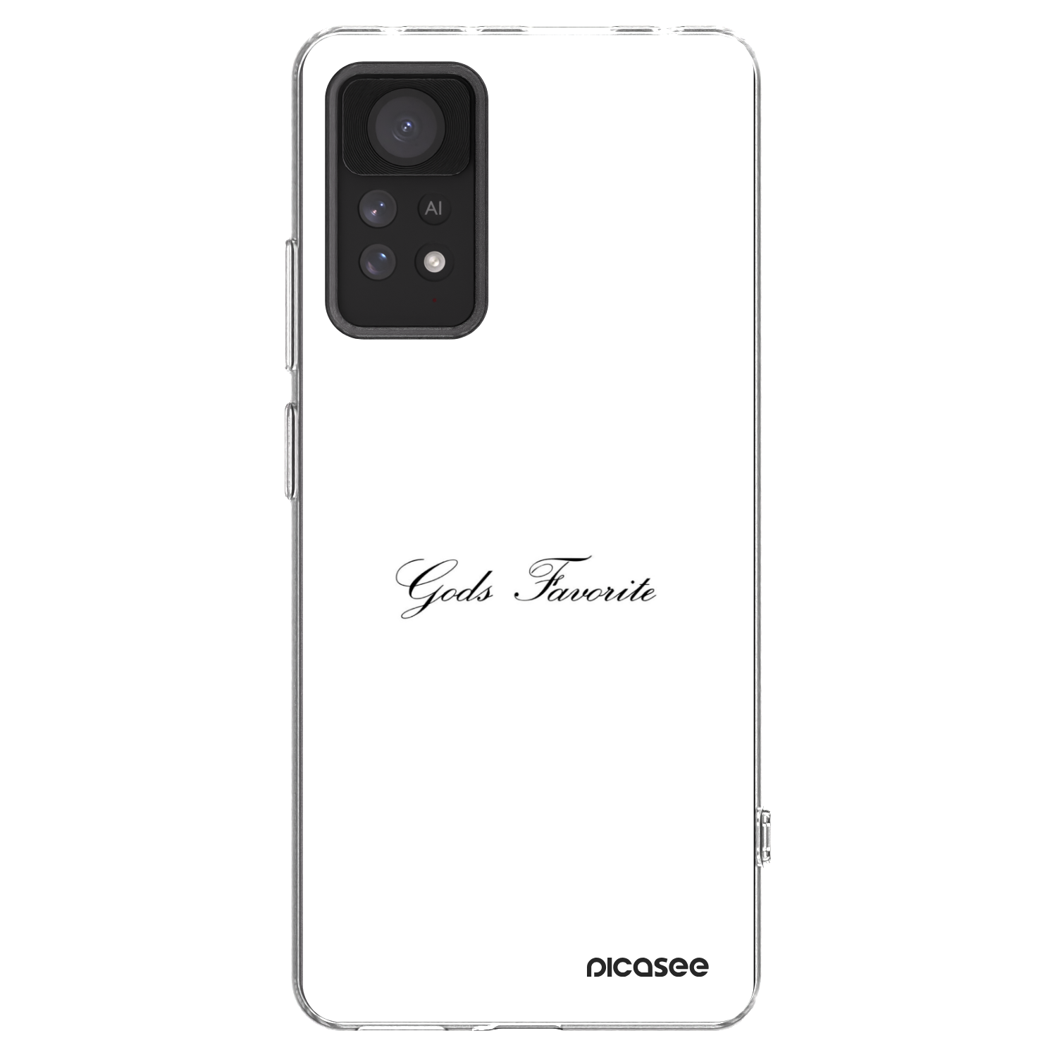 Picasee Xiaomi Redmi Note 11 Pro Hülle - Transparentes Silikon - Gods Favorite