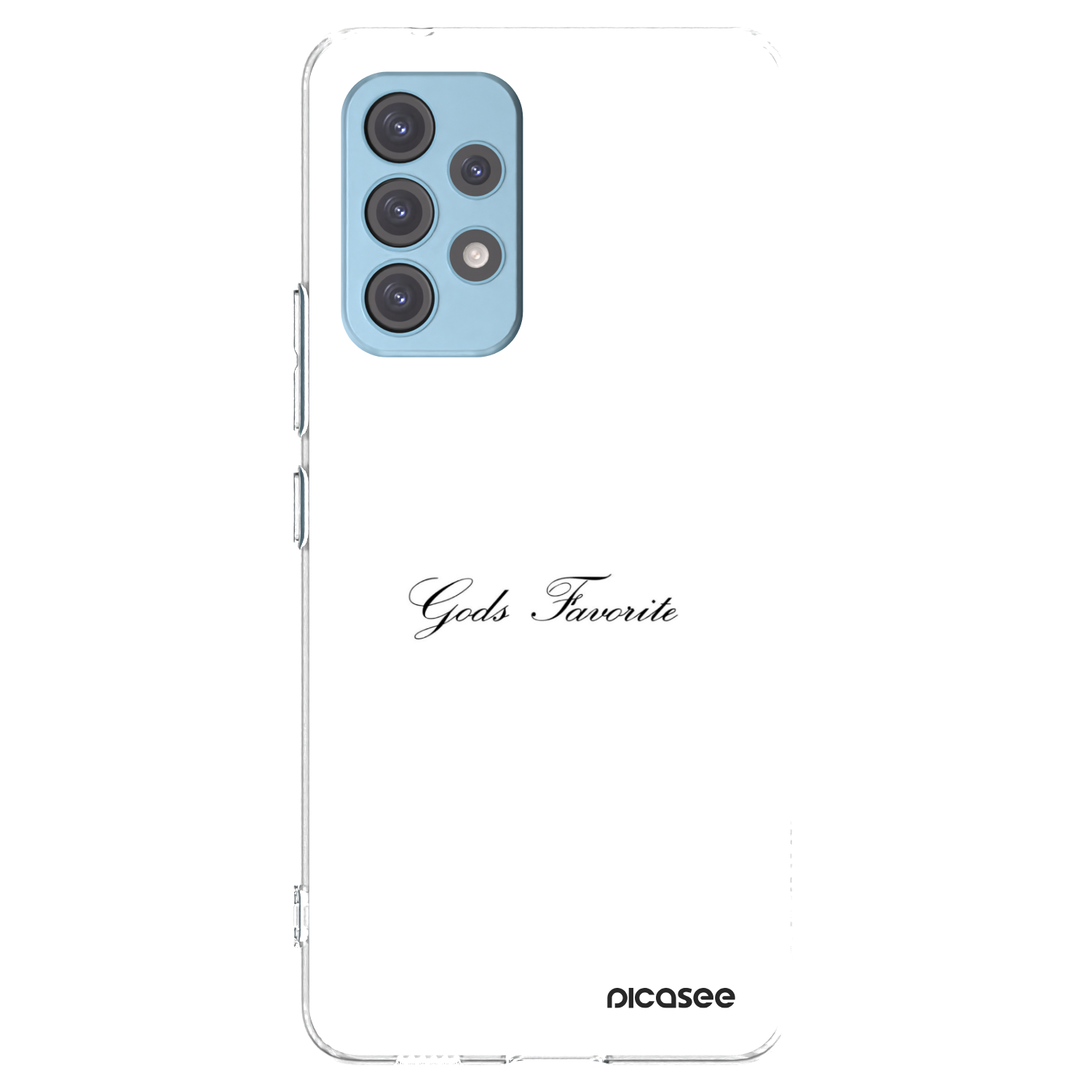Picasee Samsung Galaxy A53 5G A536 Hülle - Transparentes Silikon - Gods Favorite