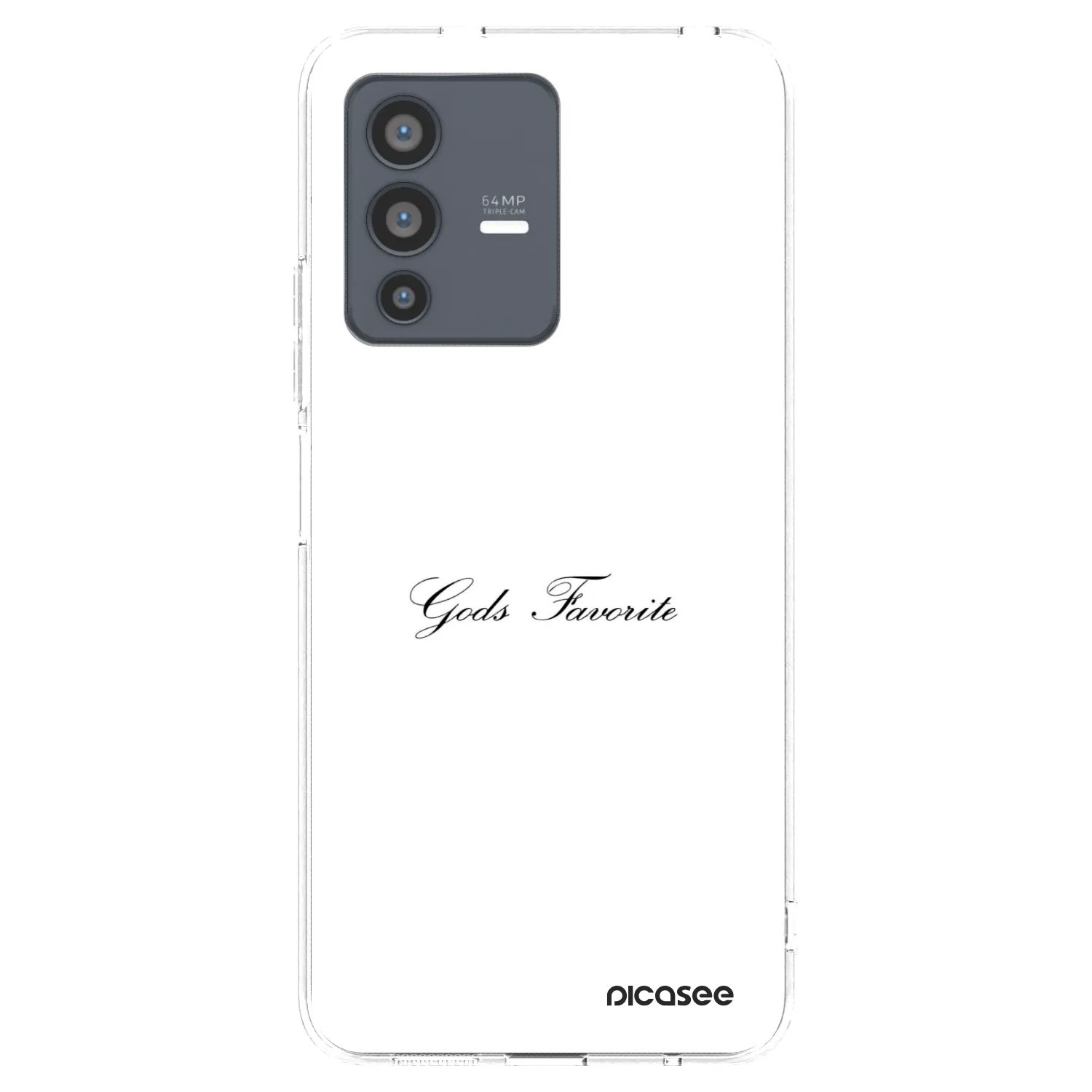 Picasee Vivo V23 5G Hülle - Transparentes Silikon - Gods Favorite