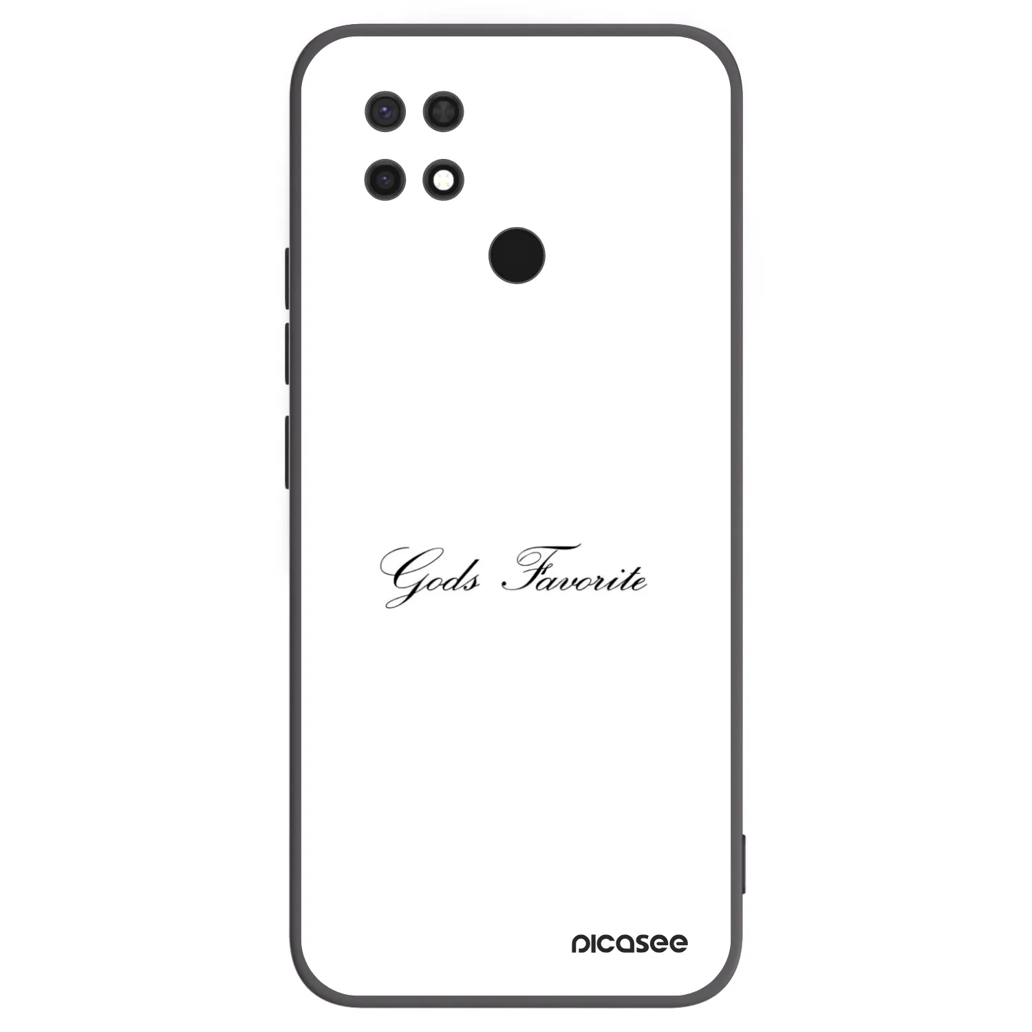 Picasee Xiaomi Redmi 10C Hülle - Schwarzes Silikon - Gods Favorite