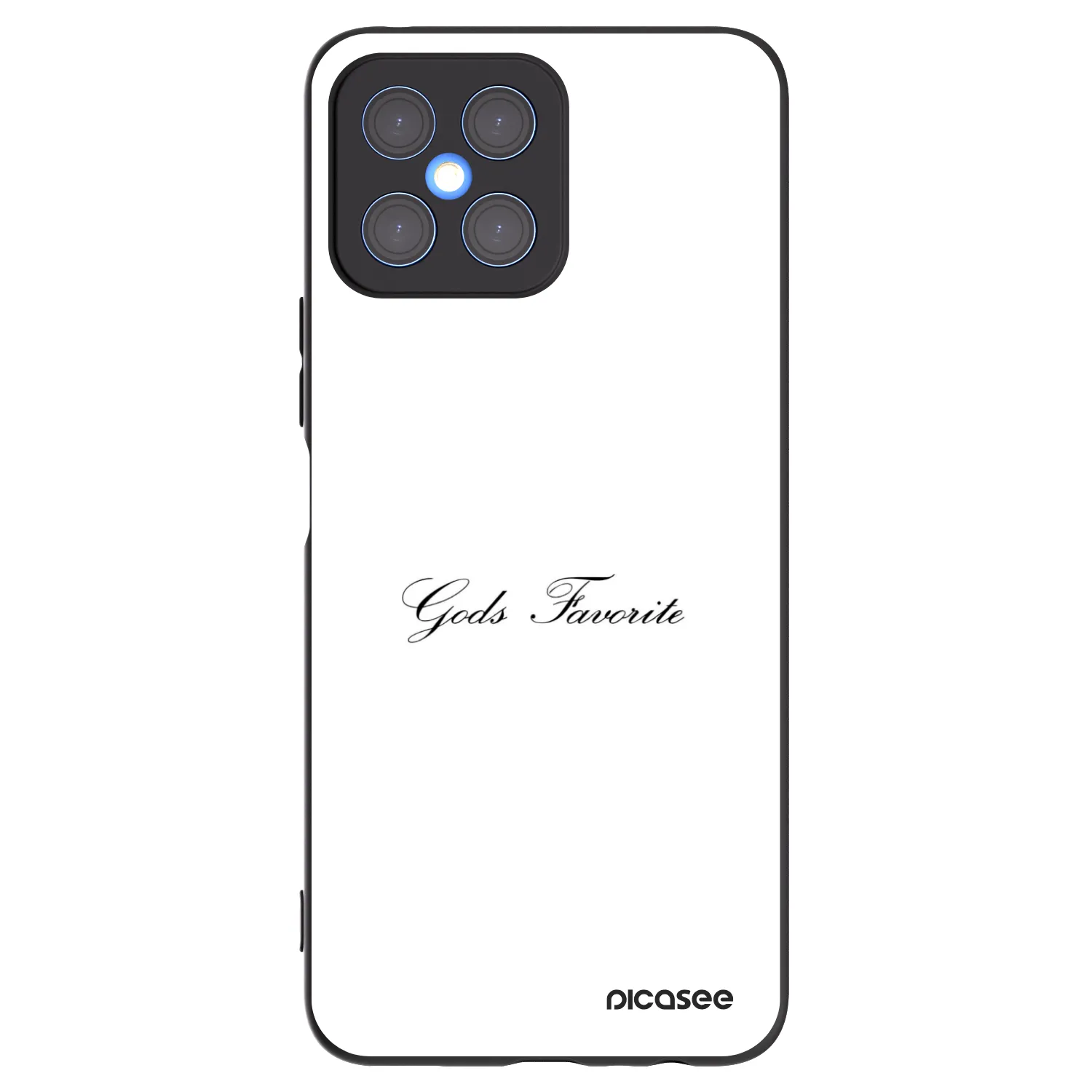 Picasee Honor X8 4G Hülle - Schwarzes Silikon - Gods Favorite