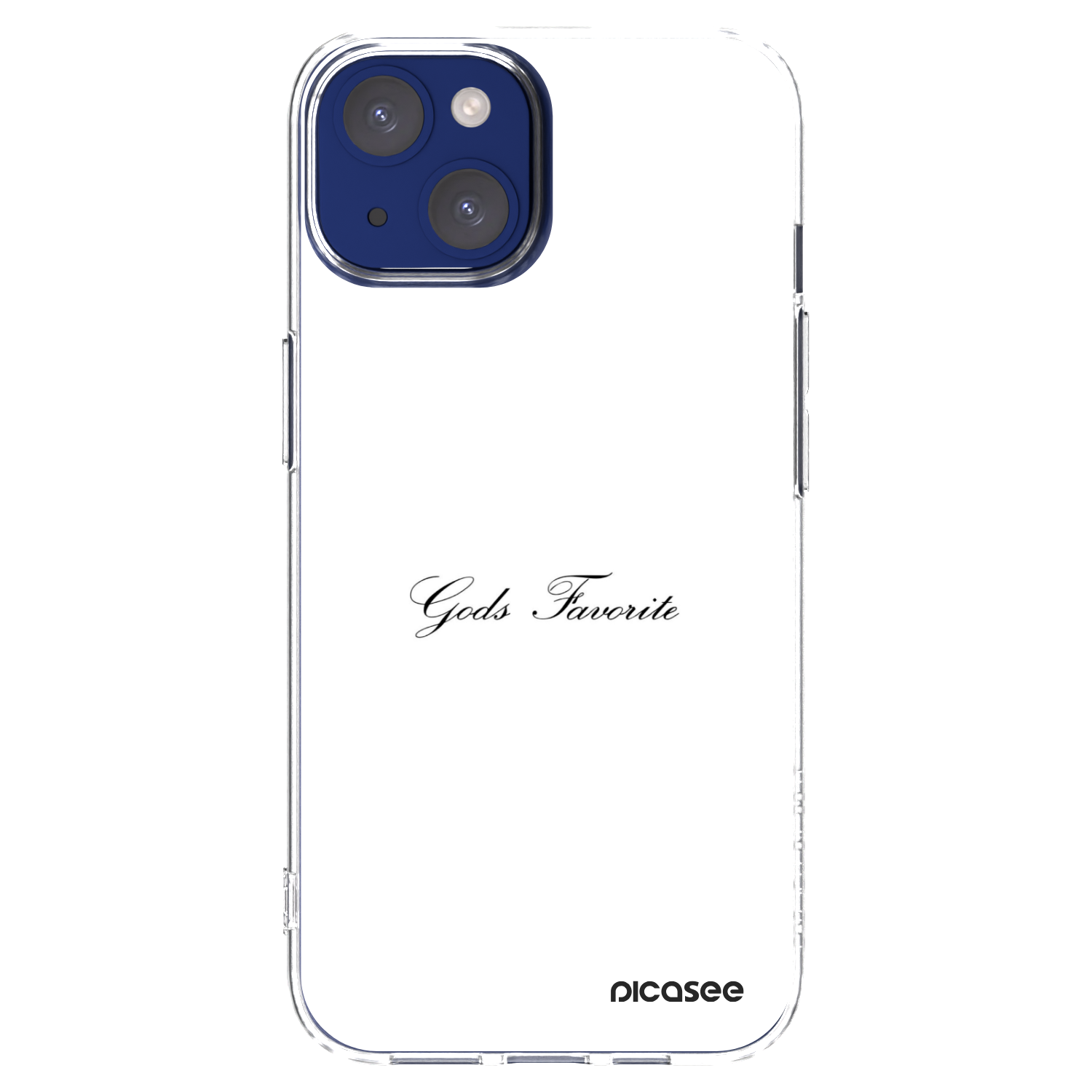 Picasee Apple iPhone 14 Hülle - Transparentes Silikon - Gods Favorite