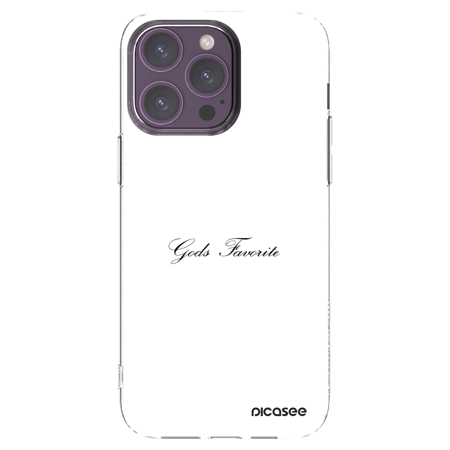 Picasee Apple iPhone 14 Pro Max Hülle - Transparentes Silikon - Gods Favorite