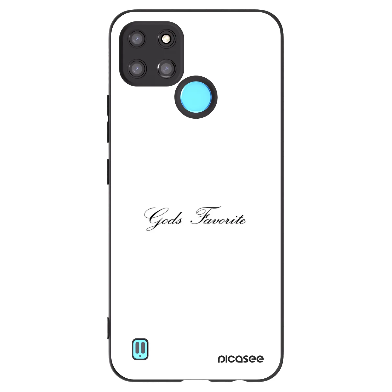 Picasee Realme C21Y Hülle - Schwarzes Silikon - Gods Favorite