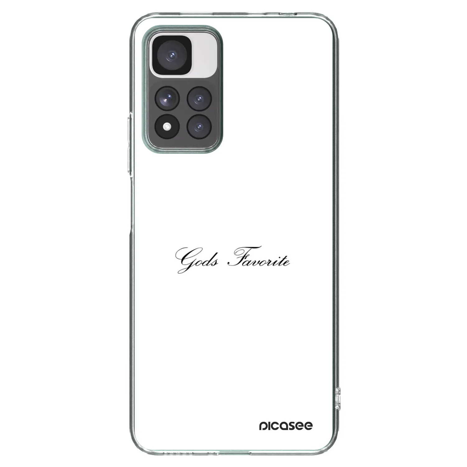 Picasee Xiaomi Redmi Note 11 Pro+ 5G Hülle - Transparentes Silikon - Gods Favorite