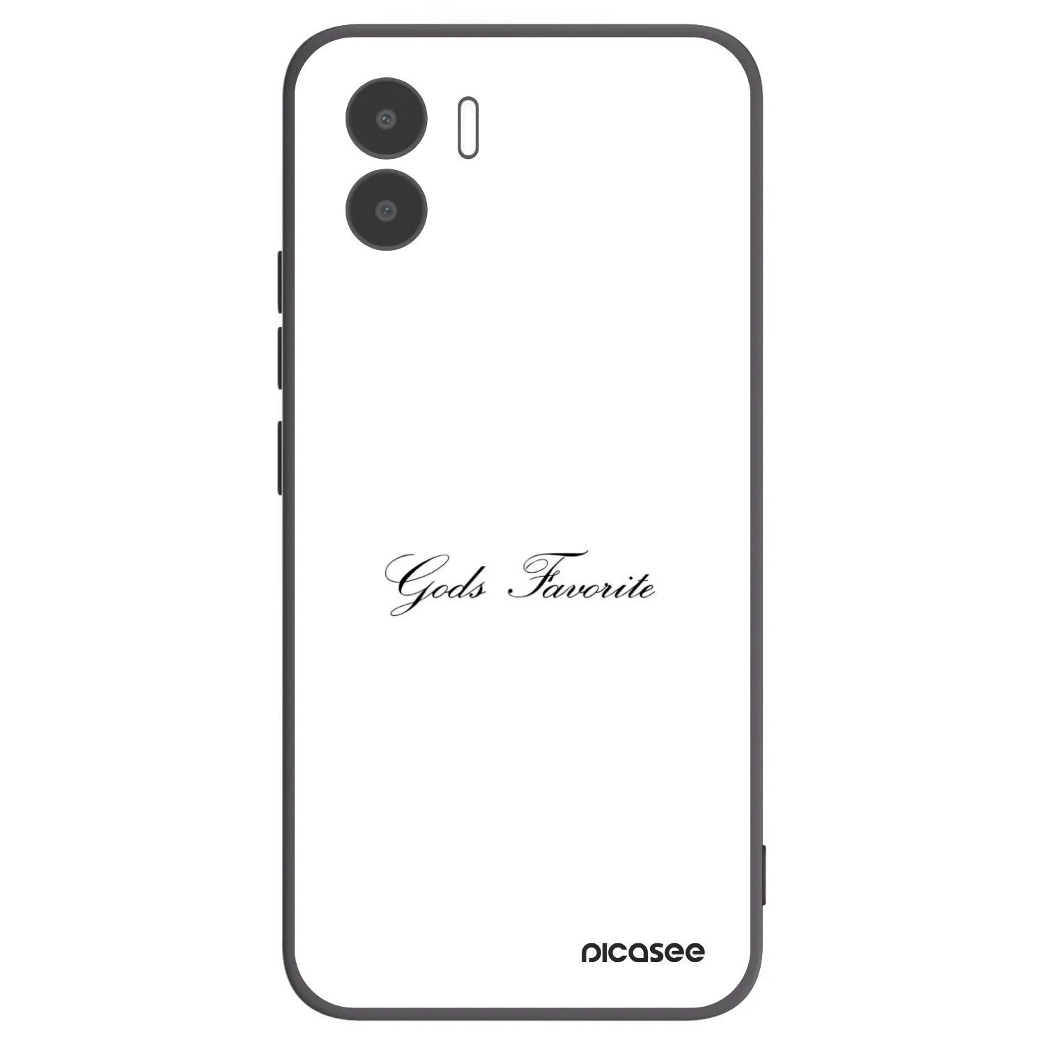 Picasee Xiaomi Redmi A1 Hülle - Schwarzes Silikon - Gods Favorite
