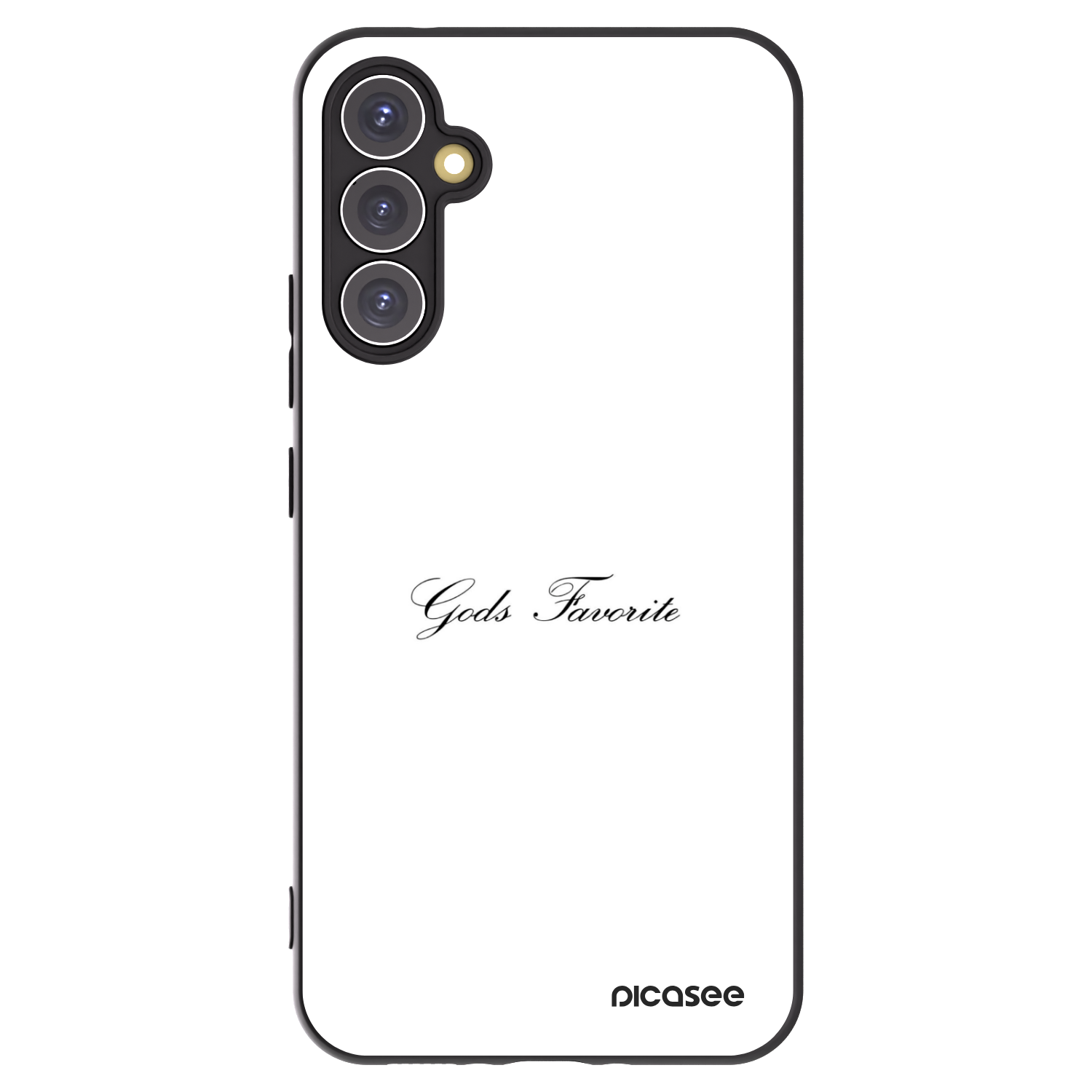 Picasee Samsung Galaxy A34 5G A346B Hülle - Schwarzes Silikon - Gods Favorite