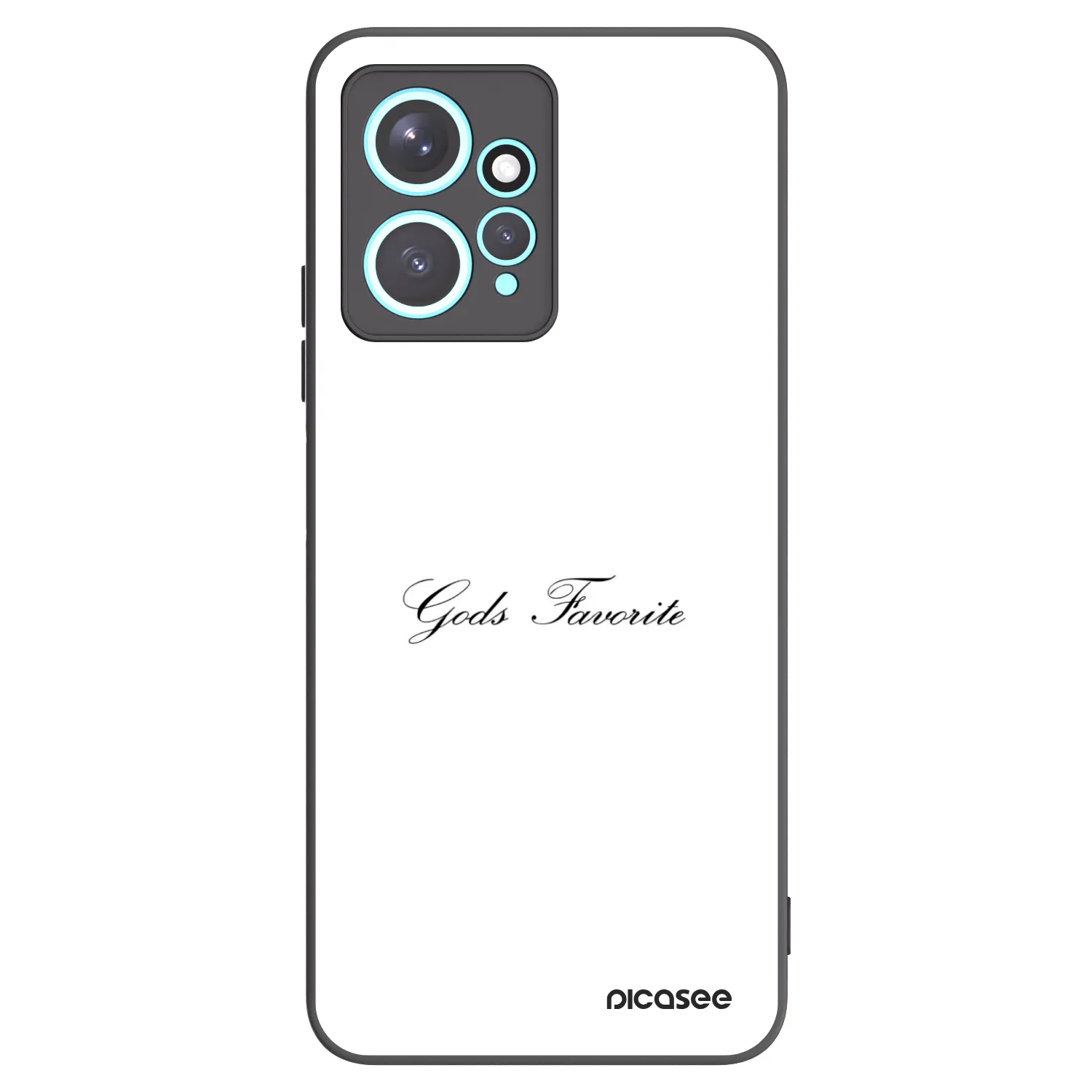 Picasee Xiaomi Redmi Note 12 4G Hülle - Schwarzes Silikon - Gods Favorite