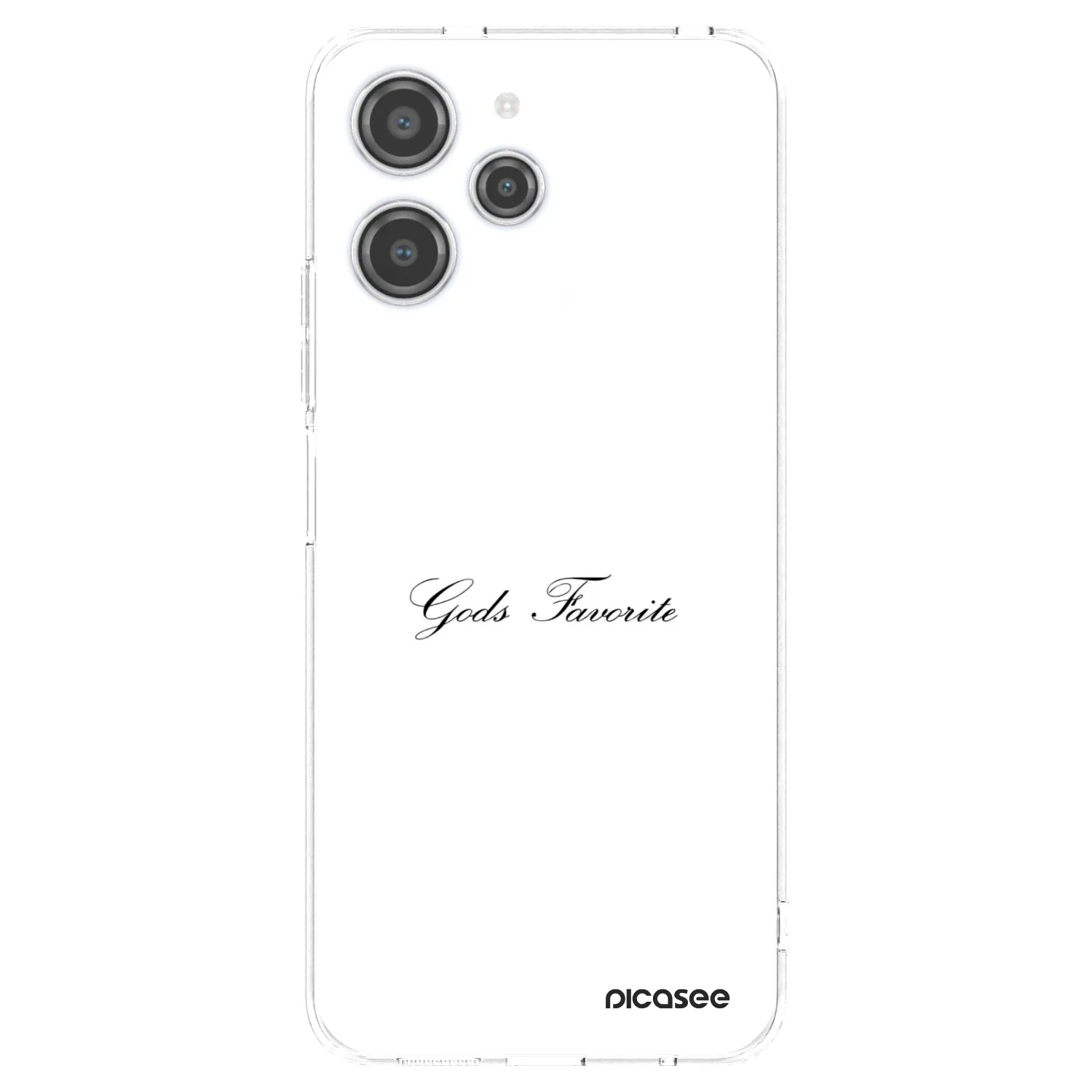 Picasee Xiaomi Redmi 12 4G Hülle - Transparentes Silikon - Gods Favorite