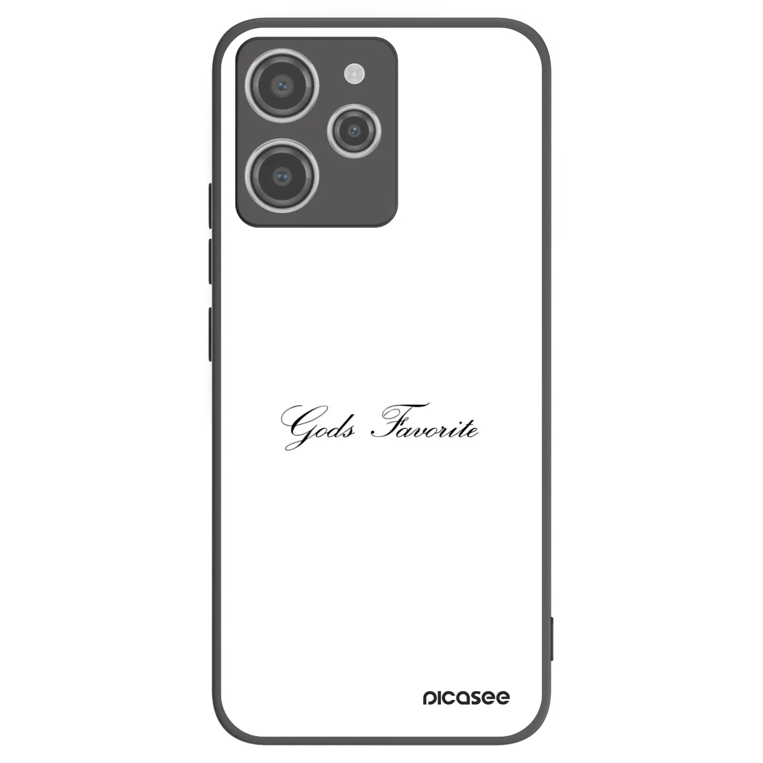 Picasee Xiaomi Redmi 12 4G Hülle - Schwarzes Silikon - Gods Favorite