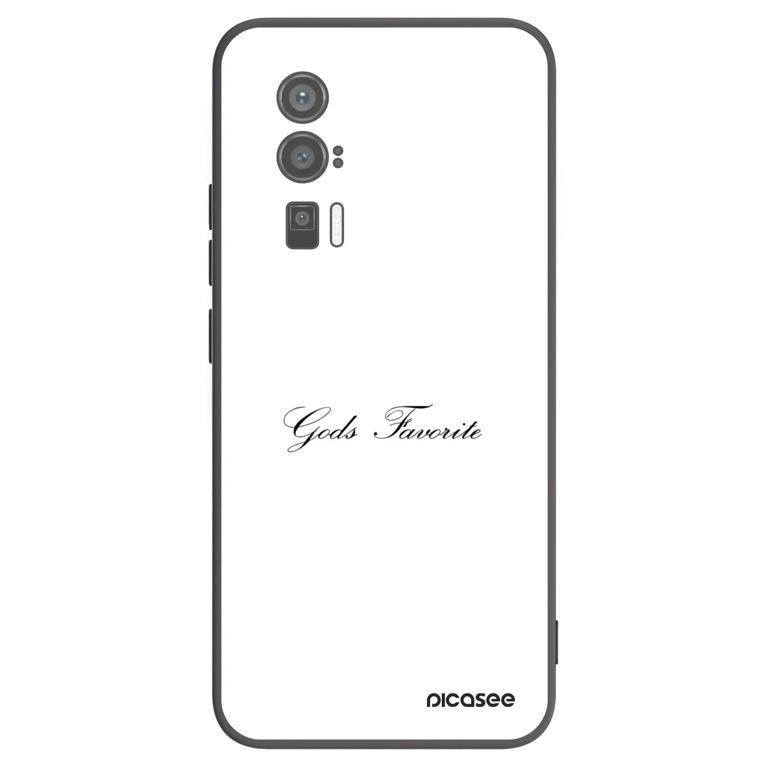 Picasee Xiaomi Poco F5 Pro 5G Hülle - Schwarzes Silikon - Gods Favorite