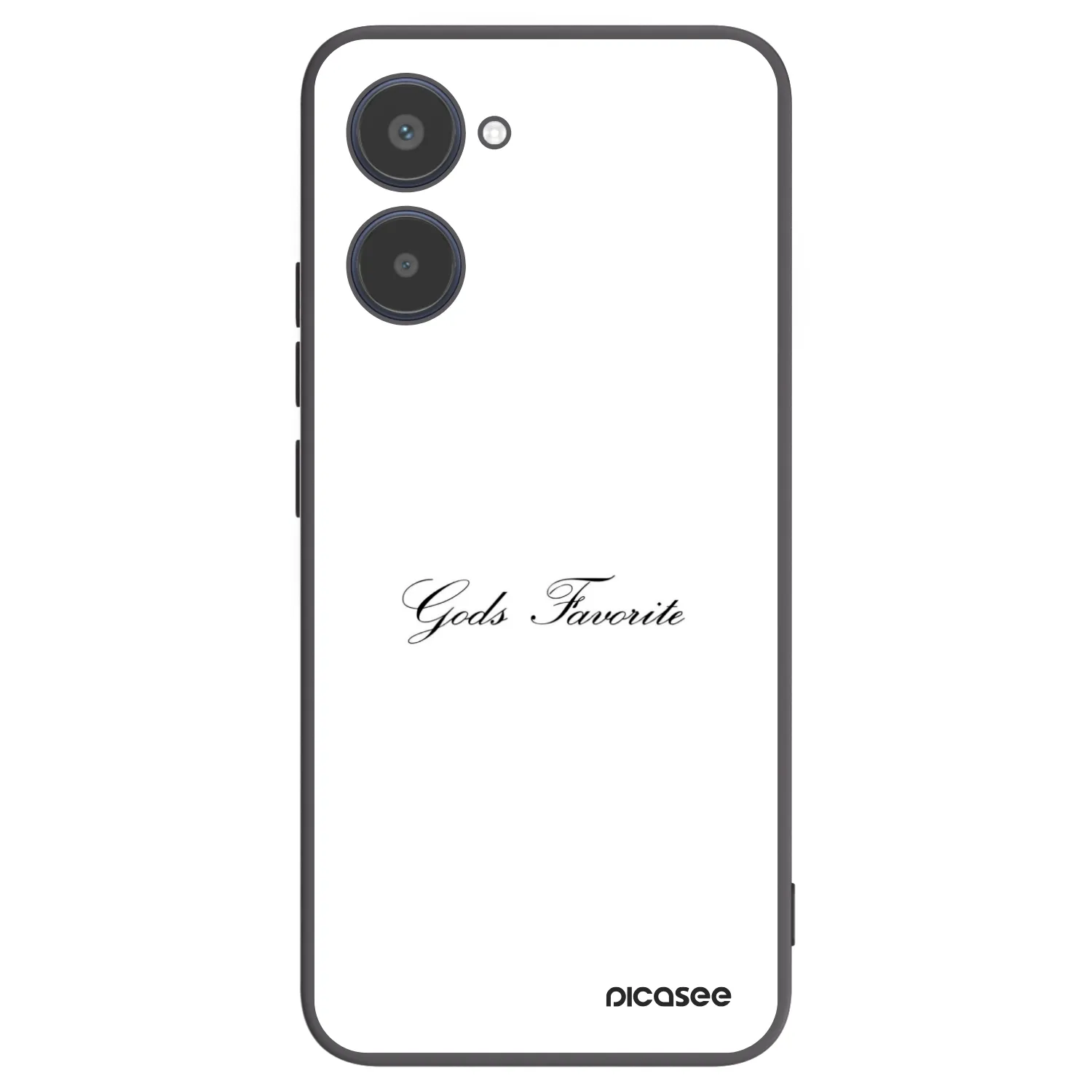 Picasee Realme 10 4G Hülle - Schwarzes Silikon - Gods Favorite