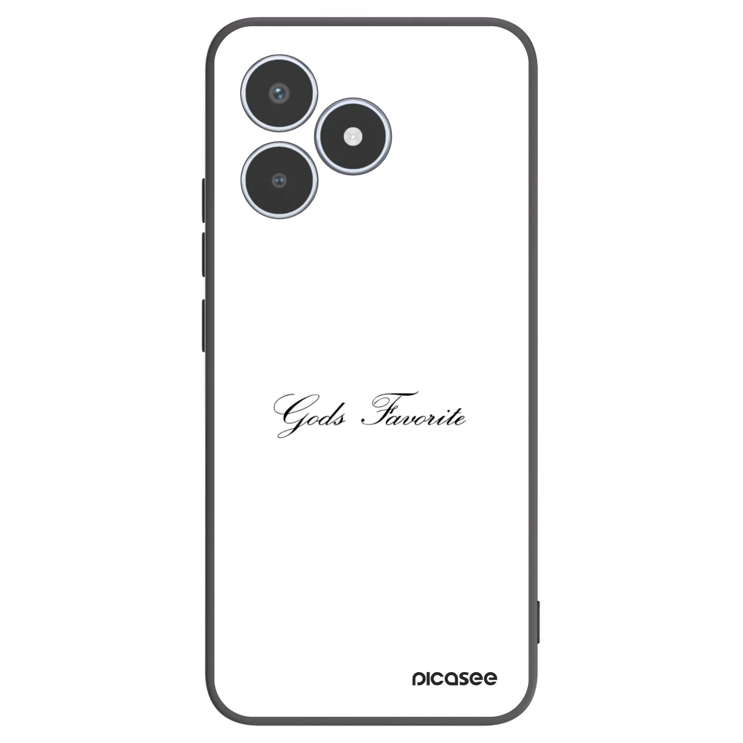 Picasee Realme C53 Hülle - Schwarzes Silikon - Gods Favorite